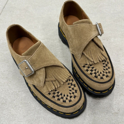 Nicola – Chaussures à Franges en Cuir Végan Style Rétro