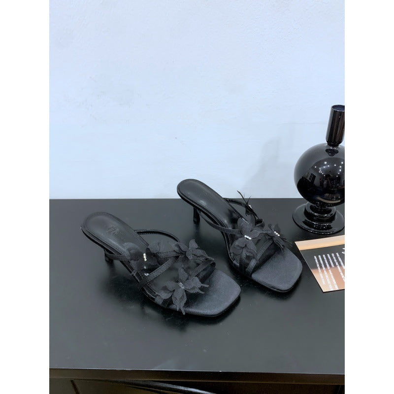 Shannon – Mules À Talons Carrés