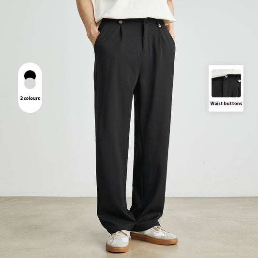 Alison – Pantalon Long Droit en Soie Glacée