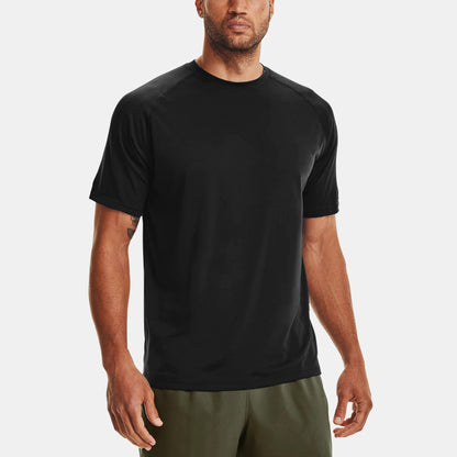 James – T-shirt d'exercice d'été pour homme à col rond ample