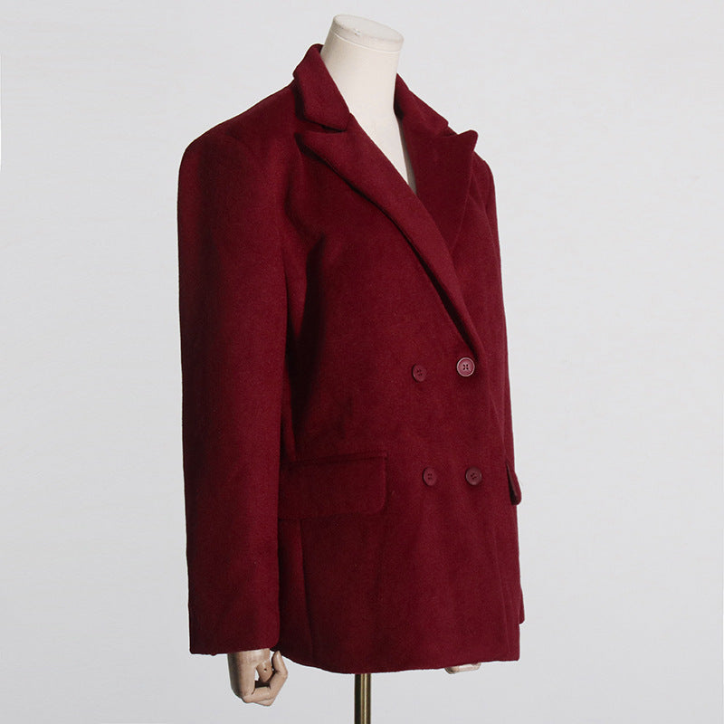Emma – Manteau Coréen Élégant et Décontracté en Couleur Unie