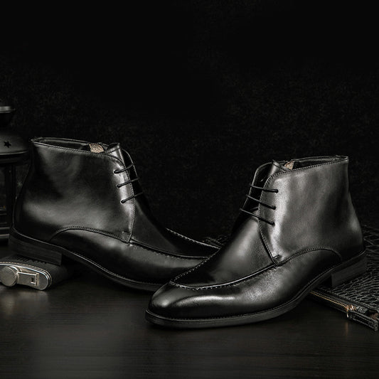 Marc – Bottes Hautes en Cuir Vegan pour Hommes