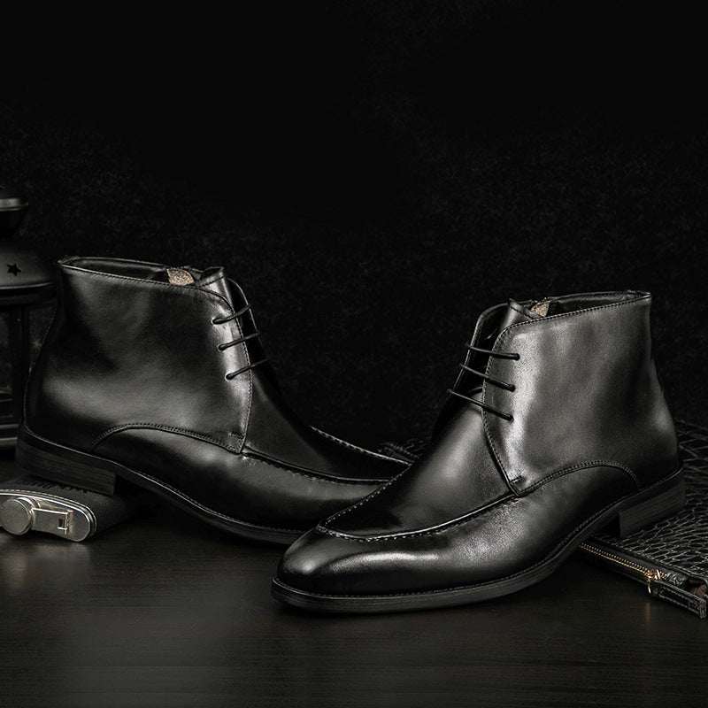 Marc – Bottes Hautes en Cuir Vegan pour Hommes