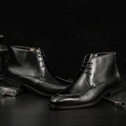 Marc – Bottes Hautes en Cuir Vegan pour Hommes