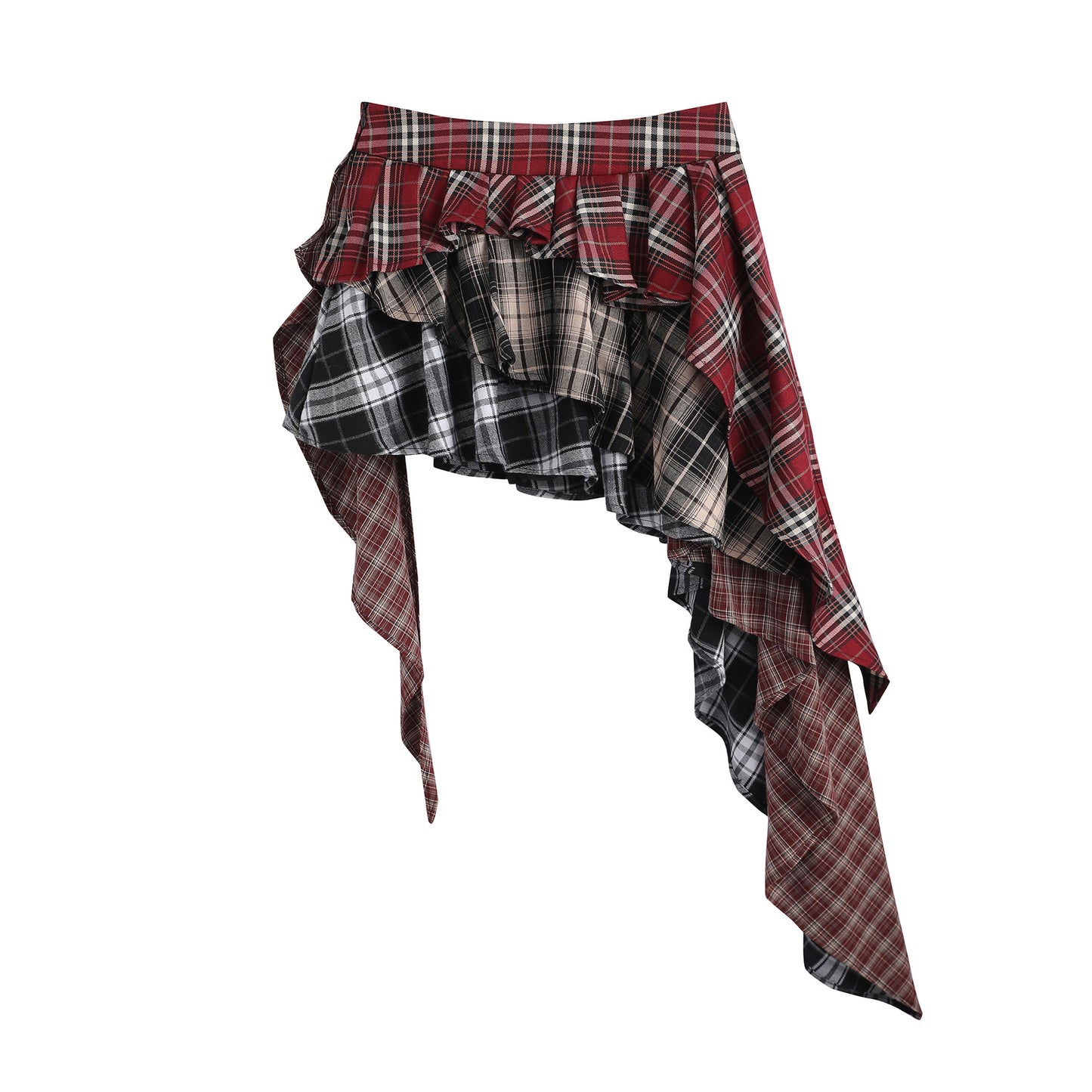 Jacqueline – Jupe Patchwork Rétro Style Américain