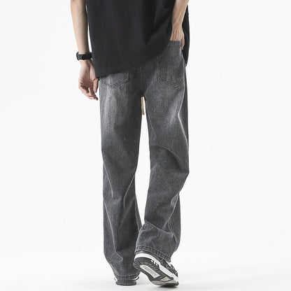 Joel – Pantalon Décontracté à Jambe Large en Denim