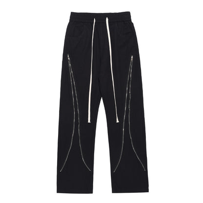 Mathew – Pantalon de travail ample avec fermeture éclair
