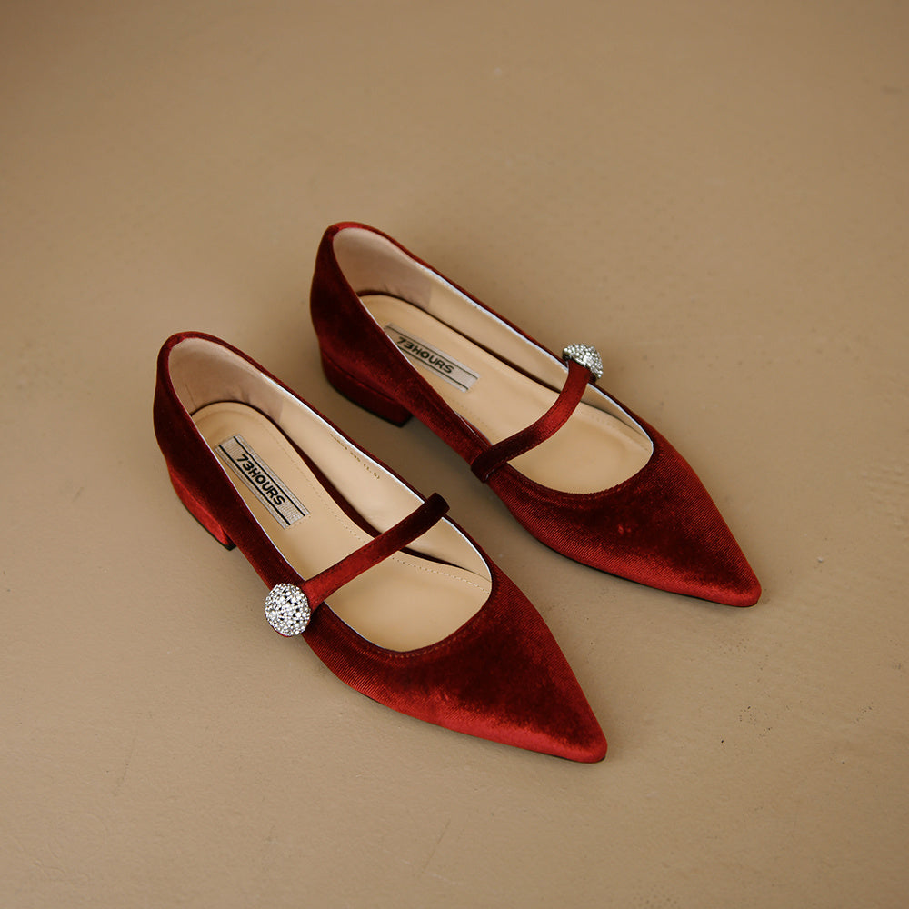 Juliet – Chaussures Mary Janes à Talon Chunky Bas