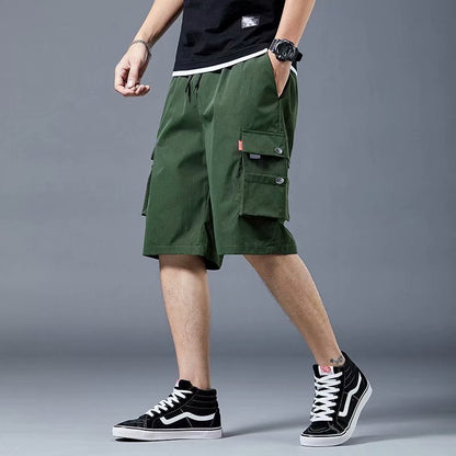 Gareth – Pantalon Cargo Multi-poches Style Coréen