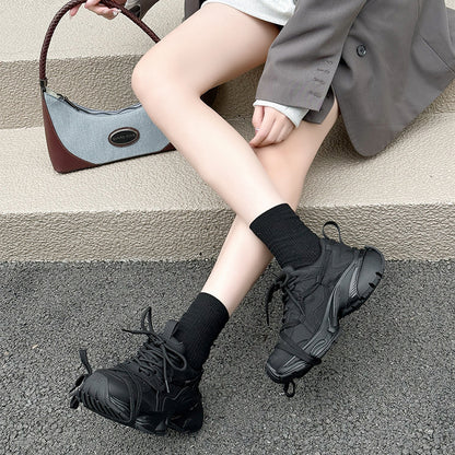 Marion – Chaussures à plateforme en cuir vegan pour femmes