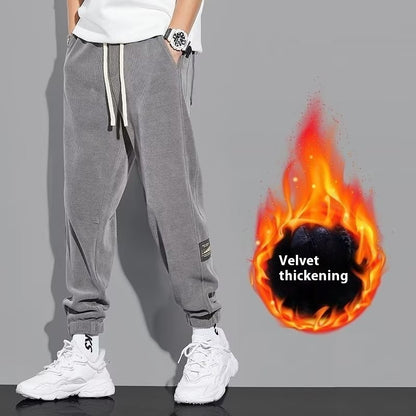 Ron – Pantalons décontractés en velours côtelé