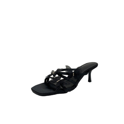 Shannon – Mules À Talons Carrés
