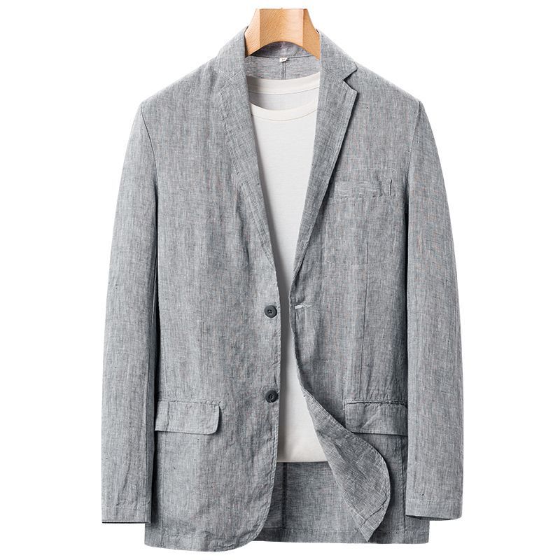 Rebecca – Veste décontractée en lin grande taille pour femmes