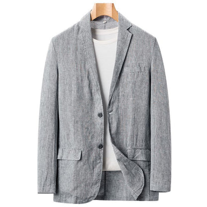 Rebecca – Veste décontractée en lin grande taille pour femmes