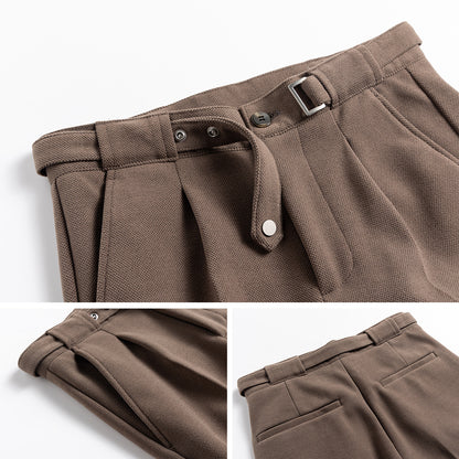 Roy – Pantalon de Costume en Laine Décontracté pour Homme