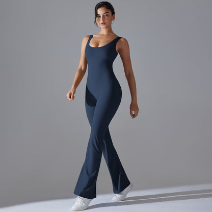 Sophie – Combinaison Évasée Longue et Slim pour Femme