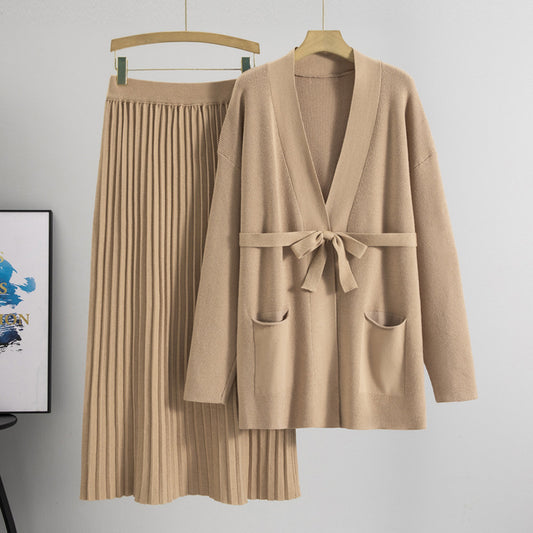 Miranda – Ensemble Mode Jupe Longue Plissée