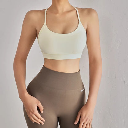Kimberley – Soutien-gorge de Yoga avec Dos Croisé et Élégant