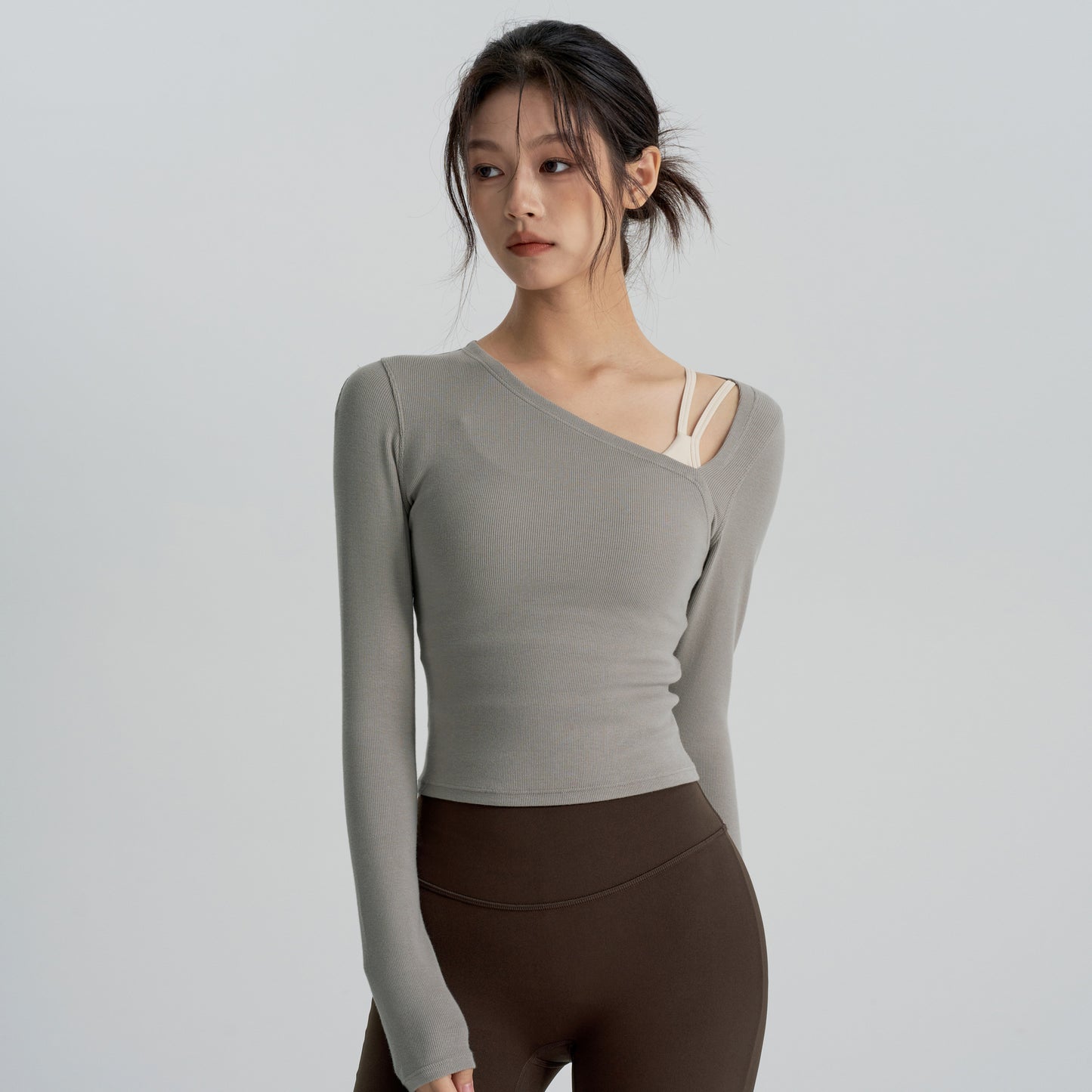 Phoebe – Haut de Course Yoga Élégant
