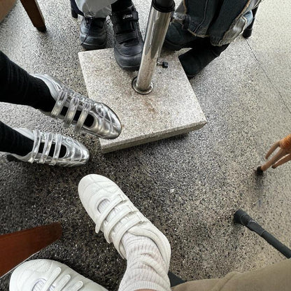Christina – Ballerines à Scratch Sportives et Décontractées