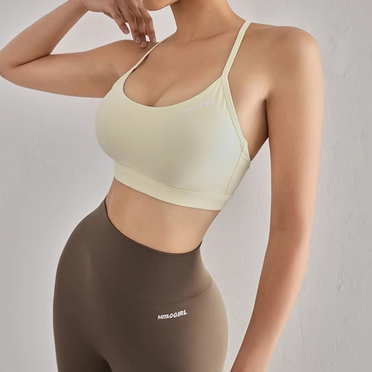 Kimberley – Soutien-gorge de Yoga avec Dos Croisé et Élégant