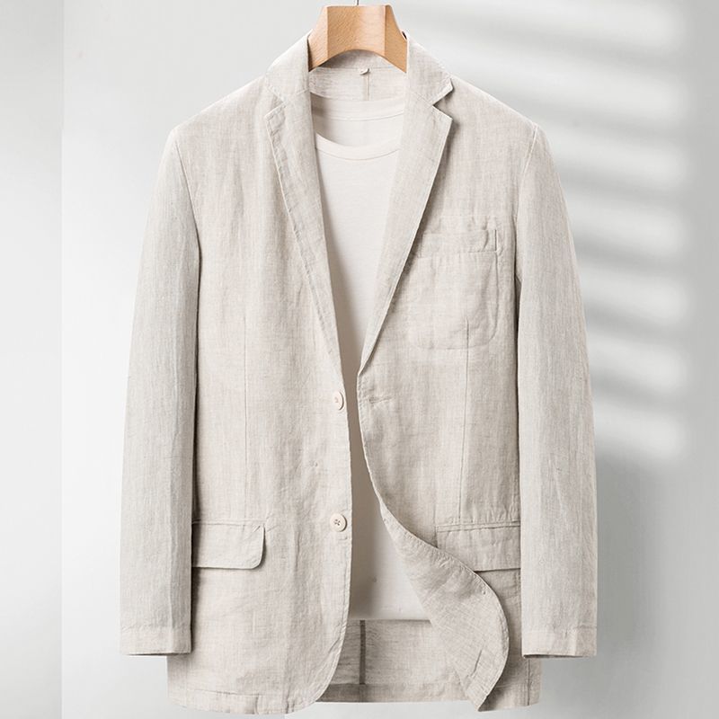 Rebecca – Veste décontractée en lin grande taille pour femmes