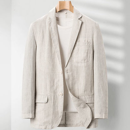 Rebecca – Veste décontractée en lin grande taille pour femmes
