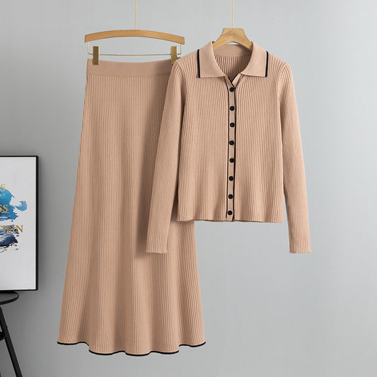 Dawn – Ensemble Deux Pièces en Tricot pour Femme