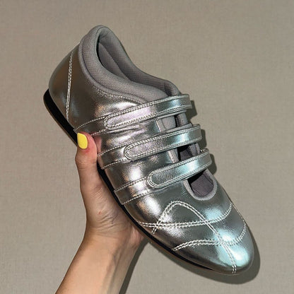 Christina – Ballerines à Scratch Sportives et Décontractées