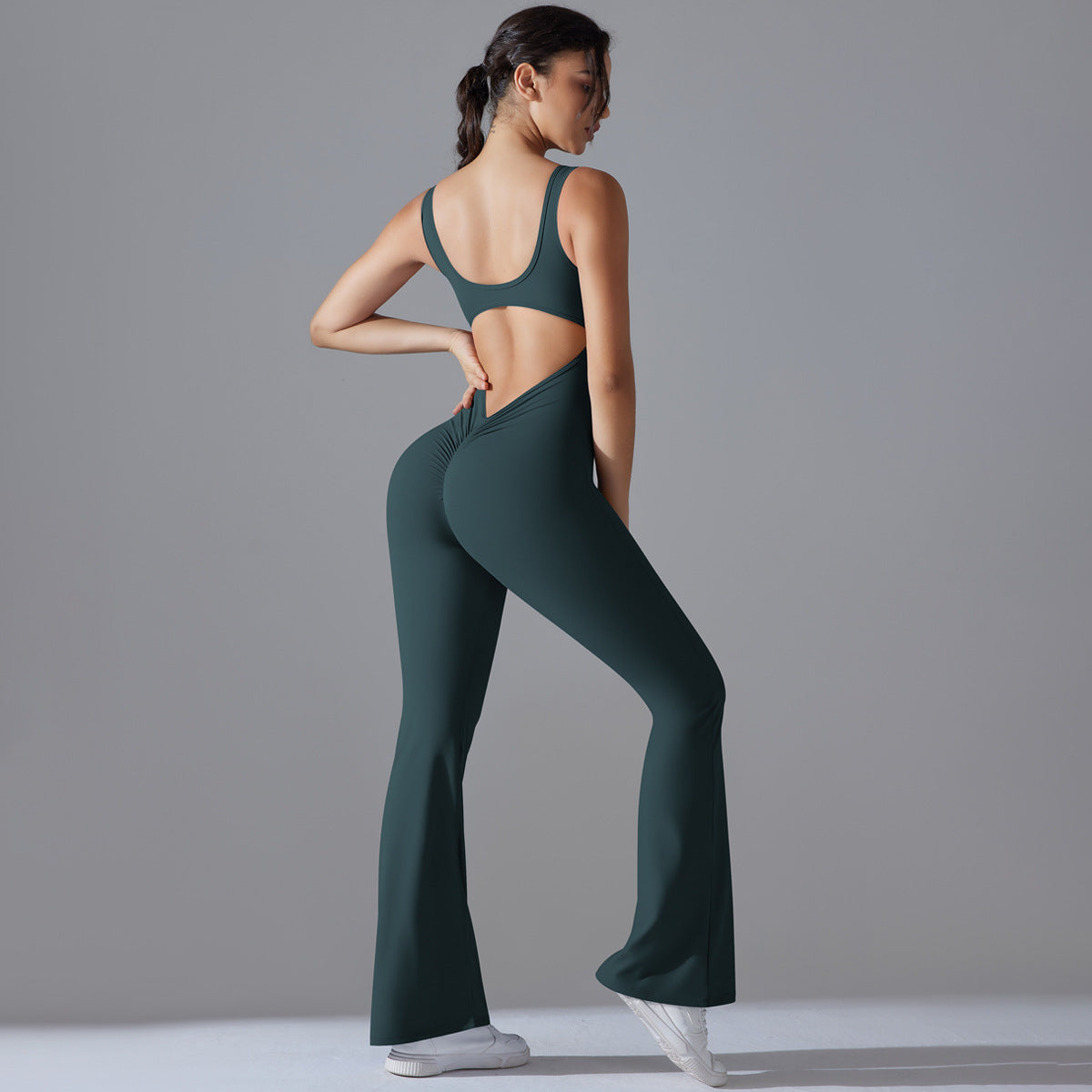 Sophie – Combinaison Évasée Longue et Slim pour Femme