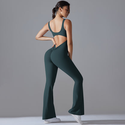 Sophie – Combinaison Évasée Longue et Slim pour Femme