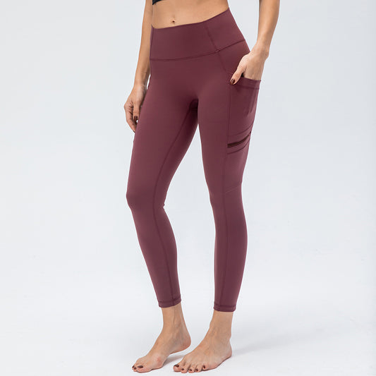 Deborah – Pantalon de Sport Taille Haute Sculptant avec Poches Latérales