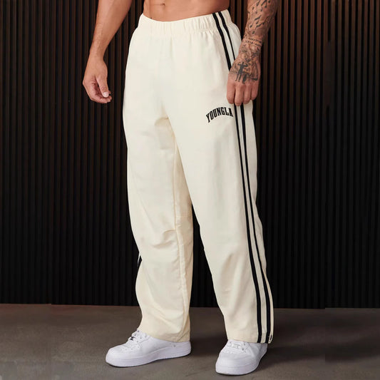 Ryan – Pantalons de Sport pour Hommes avec Imprimé à Pairs de Couture