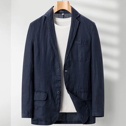 Rebecca – Veste décontractée en lin grande taille pour femmes