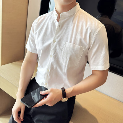 Denis – Chemise en Lin Léger et Respirant