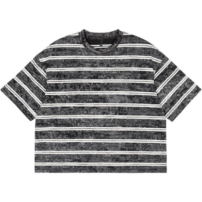 Barry – T-shirt Rayé Style Rétro pour Homme