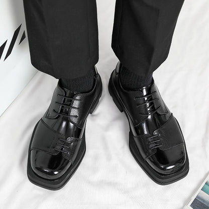 Donald – Chaussures en Similicuir Style British Rétro Coréen pour Hommes