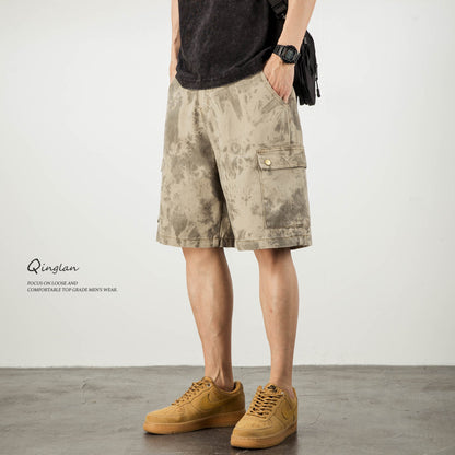 Dean – Shorts en Denim Camouflage Désert