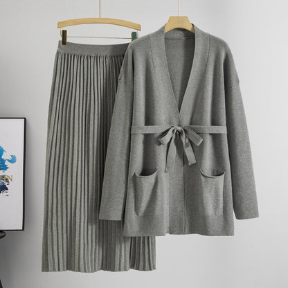 Miranda – Ensemble Mode Jupe Longue Plissée