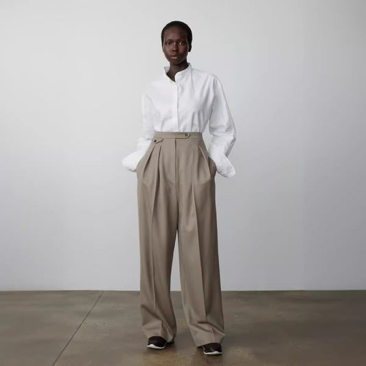 Caroline – Pantalon Large Décontracté pour Femme