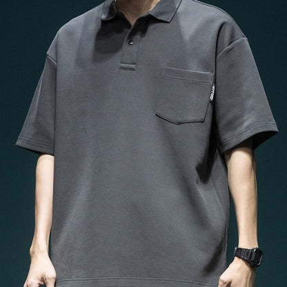 Graham – T-shirt Ample Rétro pour Hommes Grande Taille