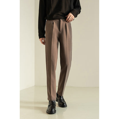 Roy – Pantalon de Costume en Laine Décontracté pour Homme