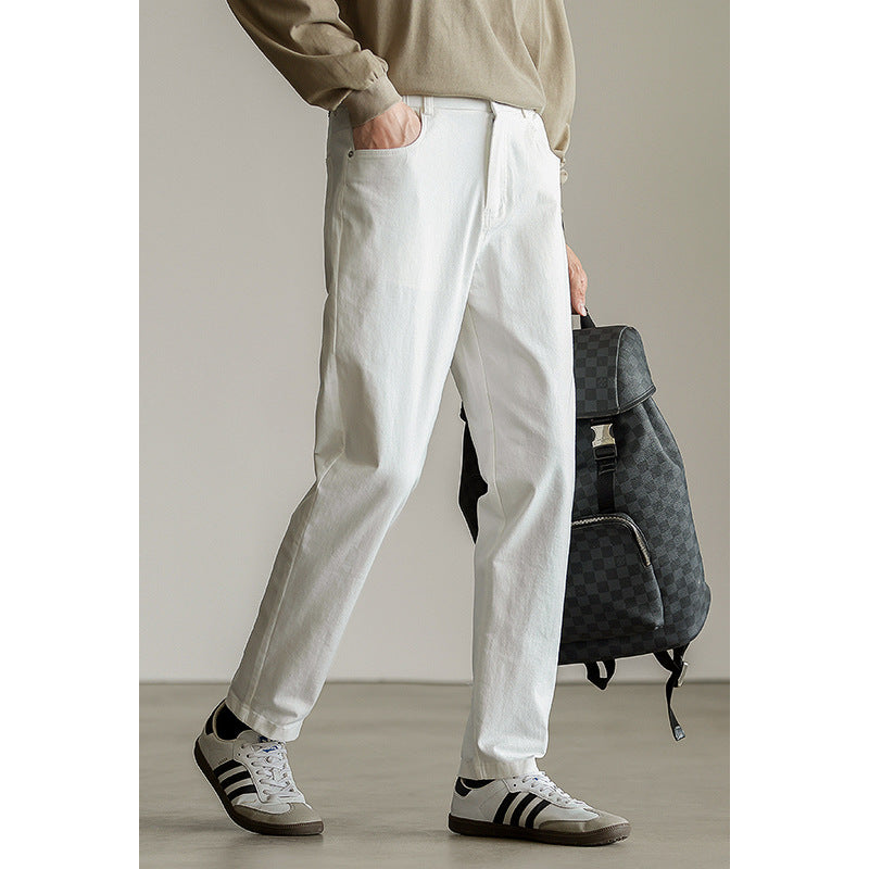 Malcolm – Jeans Élastiques de Style Américain