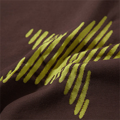 Joy – Pull Étoile à Cinq Branches Contrasté et Décontracté