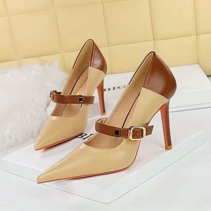 Clara – Chaussures à Talons Aiguilles Rétro pour Femmes