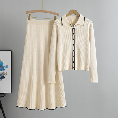 Dawn – Ensemble Deux Pièces en Tricot pour Femme