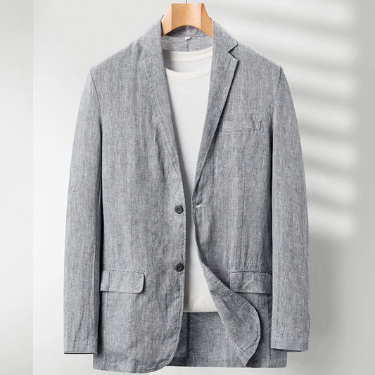 Rebecca – Veste décontractée en lin grande taille pour femmes