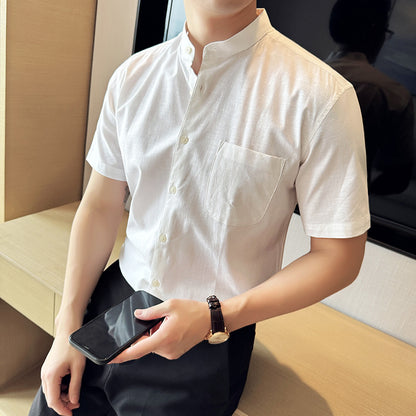 Denis – Chemise en Lin Léger et Respirant