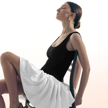 Shannon – Robe Plissée à Couleurs Contrastées
