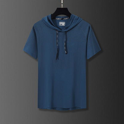 Derek – T-shirt à capuche à séchage rapide pour l'exercice